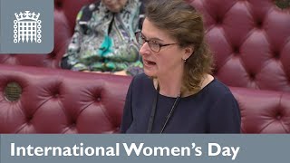 Lords debates UK's role in advancing women's equality everywhere: #InternationalWomensDay 2020