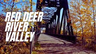 Enjoy Autumn in Red Deer! Bike the River Trail to Three Mile Bend Park