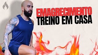 TREINO HIIT para Emagrecer Rápido Treinando em Casa - (sem equipamento)