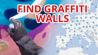 GRAFFITI SPOTS - How to Find LEGAL GRAFFITI WALLS