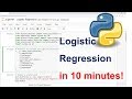 Logistic Regression in Python Step by Step in 10 minutes