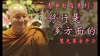 （中文字幕）清净自在系列 3 - 27 修行是多方面的 Practice is multifaceted