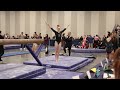 Cara Miller 4th Place Beam Region 1 Championships 2024 Wildfire Gymnast Level 8