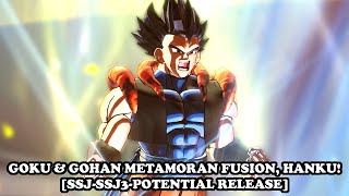 NEW Goku \u0026 Gohan Metamoran Fusion, Hanku [SSJ-3-POTENTIAL RELEASE]! WHAT IF FUSION! DB Xenoverse 2