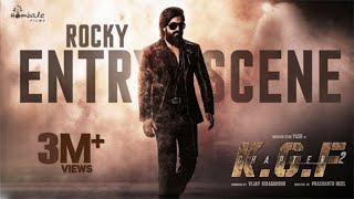 Rocky Bhai Mass Entry Scene  | KGF 2 | Yash | Prashanth Neel | Vijay Kiragandur | Hombale Films