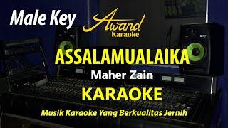 Assalamualaika Karaoke Lirik Nada Cowok | Assalamualaika Karaoke Male