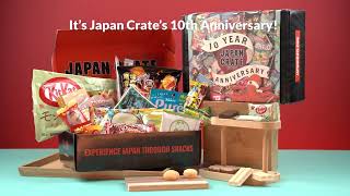 Japan Crate - 10 Year Anniversary Snack Box (September/October 2024)