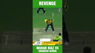 Revenge | Wahab Riaz vs Shaheen Afridi #HBLPSL8 #SabSitarayHumaray #SportsCentral #Shorts MB2A