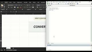 VBA Unit Converter Application
