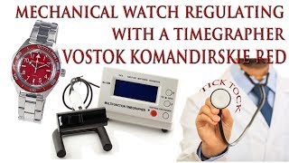 Regulating Watches With The Timegrapher, Vostok Komandirskie