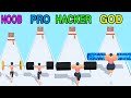 NOOB VS PRO VS HACKER VS GOD in Wieght  Runner 3D