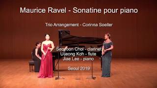 Ravel - Sonatine pour piano - Trio Arrangement piano clarinet flute