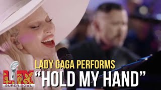 Lady Gaga performs 'Hold My Hand' ahead of Super Bowl LIX | FIXED AUDIO