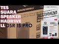 REVIEW SPEAKER PORTABLE HARDWELL DSR 15 PRO | ADA FITUR TWO WIRELESS STEREO (TWS SYSTEM)