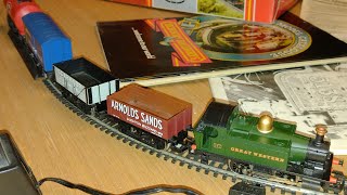 Classic Hornby Train Sets No 1 R535 GWR Freight Set 1980 and 1981 Unboxed and Running