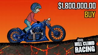 Hill Climb Racing - The Most Expensive Harley Davidson Motorbike (Chopper Mod)