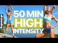 50 MIN HIGH INTENSITY FAT BURNING WORKOUT | All Standing Full Body HIIT