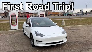 Tesla Road Trip in the Model 3 Standard Range Plus!