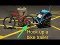 How to Hook up a bike trailer, Burley D' Lite X