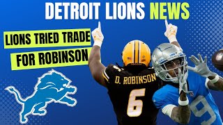 Detroit Lions News: Lions Tried To Trade For Darius Robinson, Lions Trying Out Veterans & 4 Winners