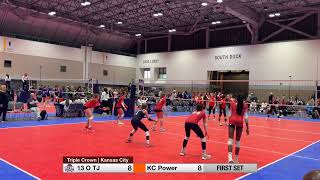 OTVA 13 O TJ vs KC Power 13 Dorsey | 2025 Triple Crown Volleyball NIT