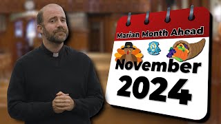 The Marian Fathers' Schedule for November 2024!