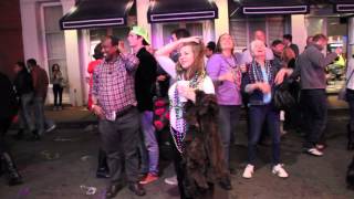 New Orleans Mari Gras 2015 Bourbon Street Day - Night, Parade