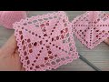 Quick & Simple Floral Filet Crochet Shawl 🌸 | Knitting Love Beginner Cover Design