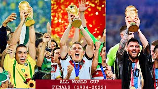 All World Cup Finals (1934-2022)