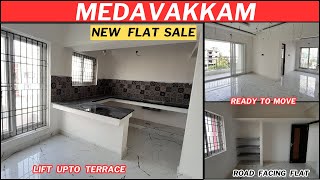 flat for sale in medavakkam/ready to move/new flat sale in chennai/road facing flat #flat