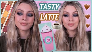 TASTY LATTE PALETTE Get ready with me I Heart Revolution ☕️