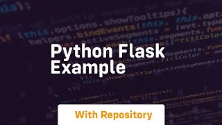 python flask example