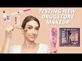 TESTING NEW DRUGSTORE MAKEUP *Milani x JuicyJas & Uoma By Sharon C* some good stuff!!