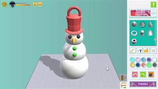 How to make a festive decoration using Makers Empire 3D modeling software