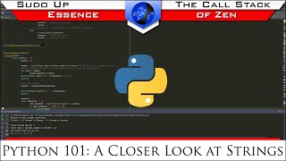 Python 101: A closer look at Strings