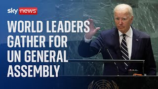 World leaders gather in New York for the UN General Assembly (UNGA)