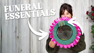 Flower Funeral Tributes - Two ESSENTIAL Techniques! | Floristry Tutorial