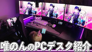 【初公開】ゲーム実況者のPCデスク紹介！理想(唯部屋)と現実(のん部屋)が酷すぎるｗｗｗｗ