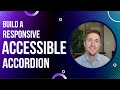 Build a RESPONSIVE and ACCESSIBLE Accordion with ReactJS (NextJS) & Tailwind CSS! PLUS Dark Mode!