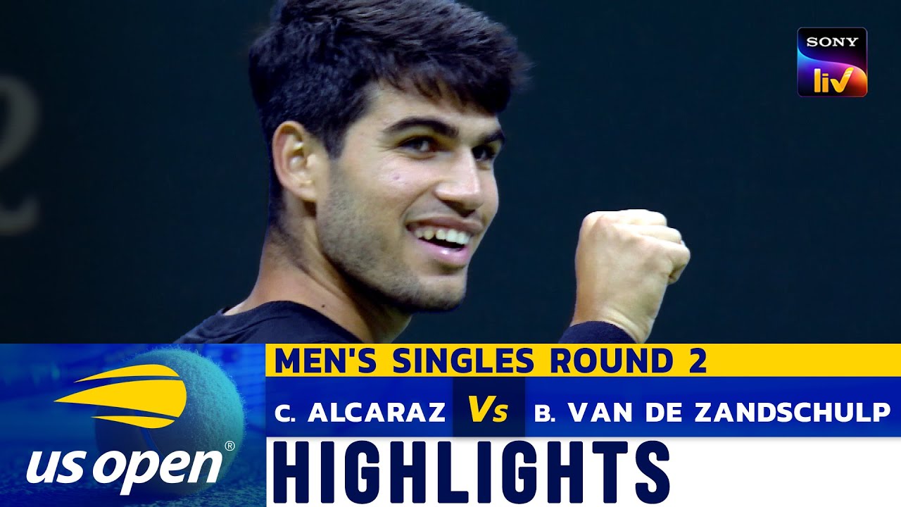 Carlos Alcaraz Vs Botic Van De Zandschulp | Highlights | US Open | 29th ...