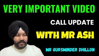 #ONPASSIVE ll CALL UPDATE WITH MR ASH MUFAREH ll BY GURSMINDER DHILLON