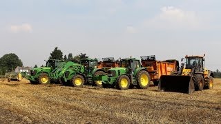 DANGREVILLE EV10 and JD x3 !! - Epandage de compost - G Etienne