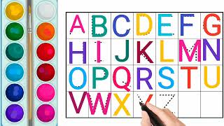 How to write letters for children - Teaching writing ABC for preschool - Alphabet for kids| prime ed