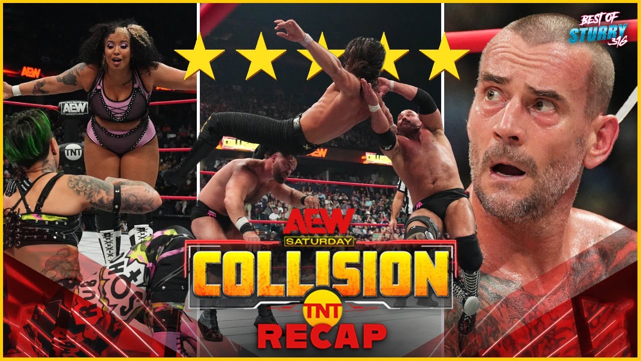 FTR Vs BULLET CLUB GOLD ⭐⭐⭐⭐⭐ - AEW Collision & Battle Of The Belts Du ...