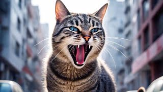 Angry Male Cat Sounds | Angry Female Cat Sounds | How To Stop Cat Mating Call