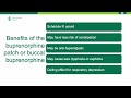 Buprenorphine first line analgesic recording