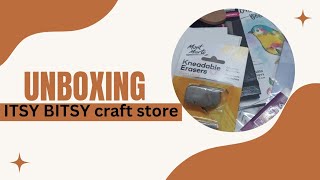 Unboxing 🤩supplies from ITSY BITSY craft store