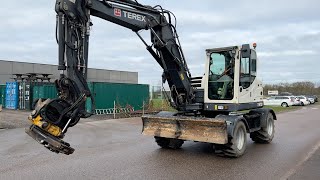 Köp Hjulgrävare Terex TW110 med vagn på Klaravik