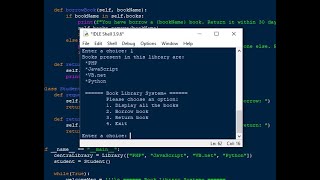 Simple Book Library System using Python
