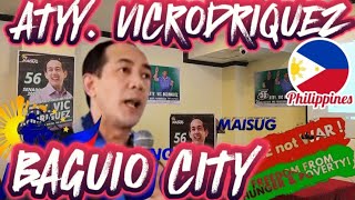 Live @ baguio city Press com. with ATYY. VIC RODRIGUEZ ❗mandato maglingkod sa sambayanan filipino ❗